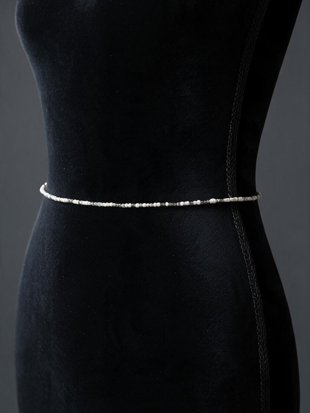 Delicate White Waist Beads